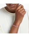 Swarovski 5685691 Bracelet Matrix Round Cut, multicolore, plaqué or