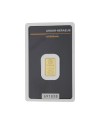 Lingot d'or Argor-Heraeus 2 grammes frappé or fin 999,9 2022-GB-15-2g