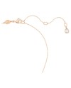 Swarovski Collier 5671585 Luna Pendentif Lune, Multicolore, Alliage Or Rose