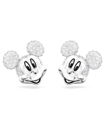 Swarovski Disney Mickey Mouse boucles d'oreilles clous 5668781 Blanc, plaqué rhodium