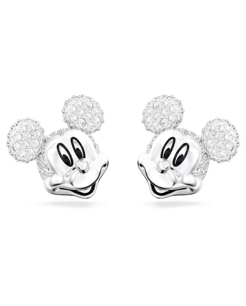 Swarovski Disney Mickey Mouse boucles d'oreilles clous 5668781 Blanc, plaqué rhodium