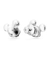Swarovski Disney Mickey Mouse boucles d'oreilles clous 5668781 Blanc, plaqué rhodium