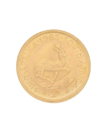 Pièce d'or 2 rands en or 916/000