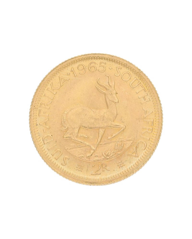 Pièce d'or 2 rands en or 916/000