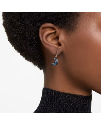 Boucles d'oreilles Swarovski 5671569 Luna Boucles d'oreilles pendantes design asymétrique, Lune, Meh