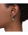 Boucles d'oreilles pendantes Swarovski Stilla 5662922 coupe tropicale, vert, alliage doré chic