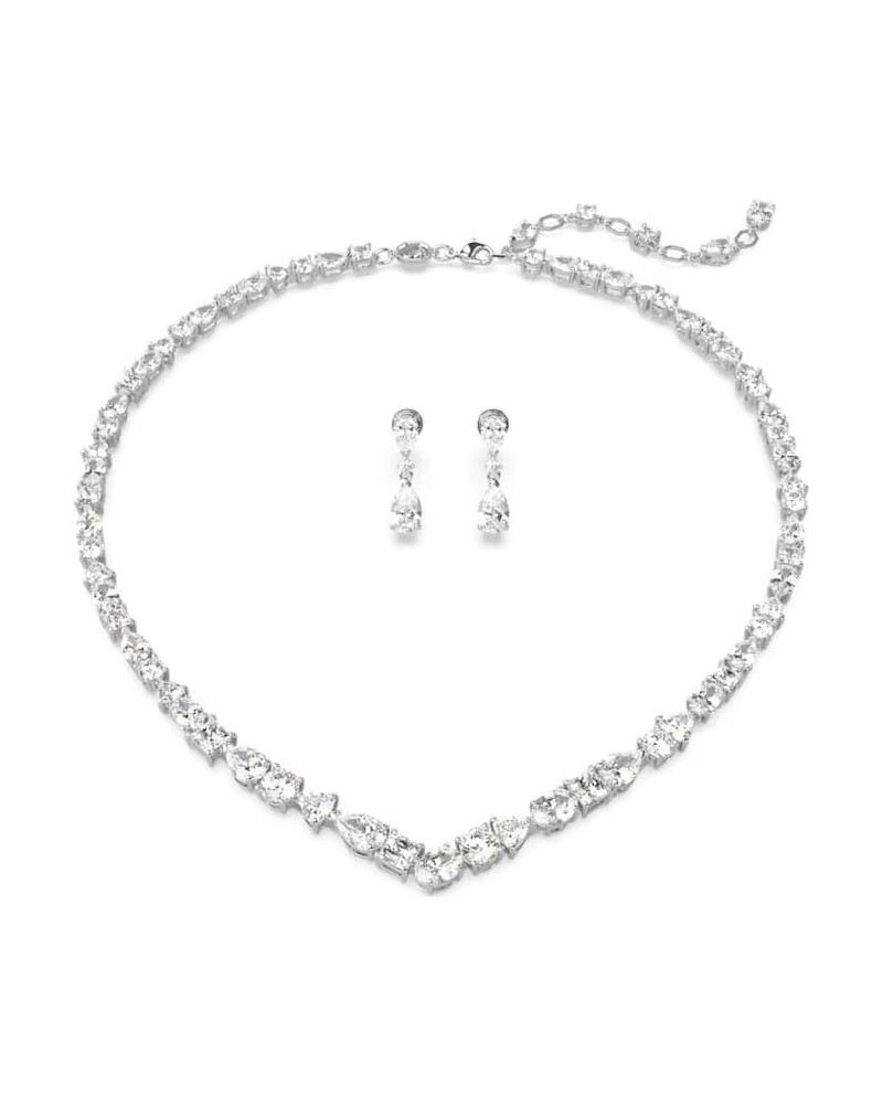 Swarovski Set Mesmera 5674306 Diverses tailles, blanc, rhodié