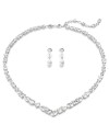 Swarovski Set Mesmera 5674306 Diverses tailles, blanc, rhodié