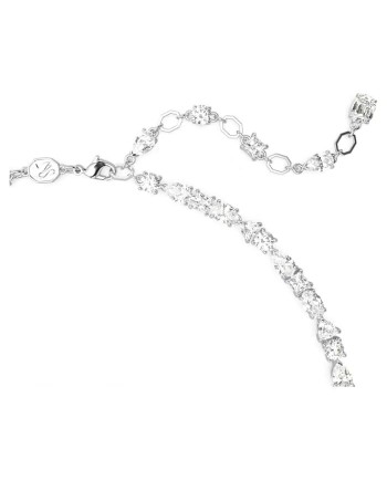 Collier Swarovski Memsera 5665242 Différentes coupes, blanc, plaqué rhodium