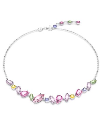 Collier Swarovski Gema 5658398 Diverses coupes, multicolore, plaqué rhodium