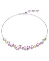 Collier Swarovski Gema 5658398 Diverses coupes, multicolore, plaqué rhodium