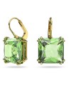 Boucles d'oreilles Swarovski Millenia Drop 5636564 Coquille en alliage d'or vert taille coussin