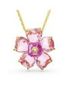 Collier Swarovski Florere 5650569 Fleur, Rose, Couche d'alliage doré