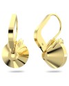 Boucles d'oreilles pendantes Swarovski Bella V 5662093, coupe ronde, couleur or, alliage d'or