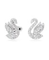 Swarovski Iconic Swan Boucles d'oreilles à tige 5647873 Cygne, blanc, plaqué rhodium