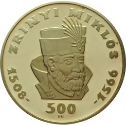 500 Forint en or - Zrínyi...