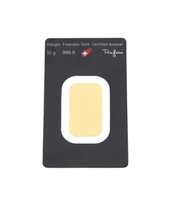 Lingot d'or Argor-Heraeus 10 grammes frappé or fin 999,9 2022-GB-11-10g