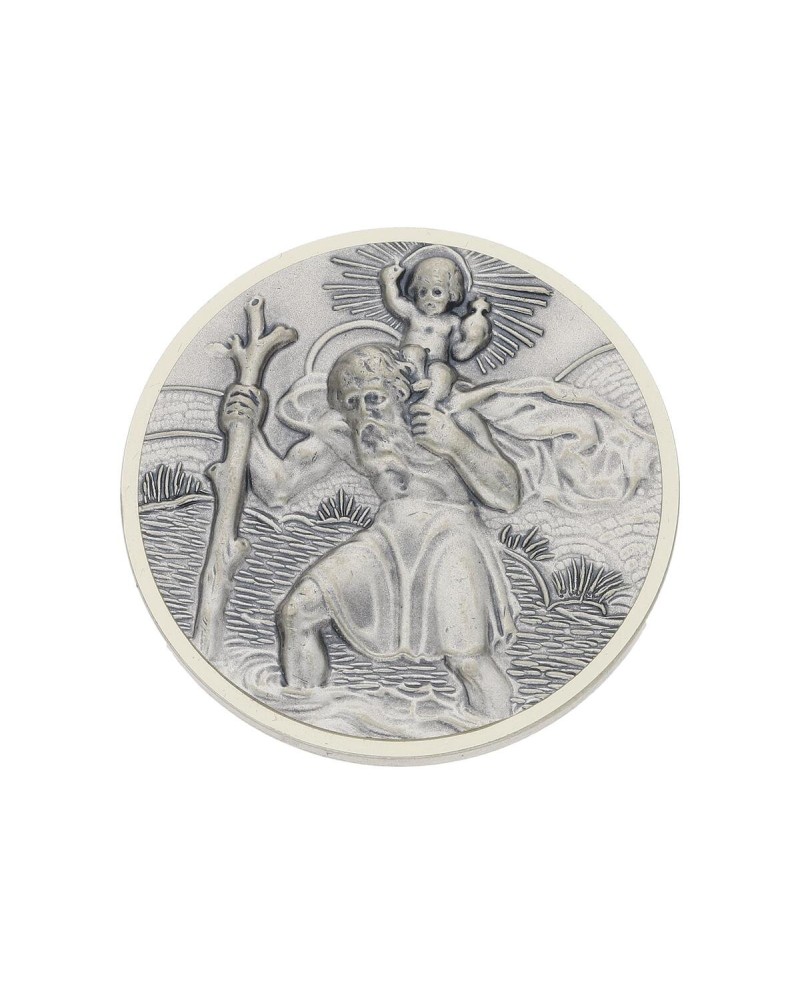 Badge de voiture JuwelmaLux Christophorus en argent sterling 925 JL14-02-0343