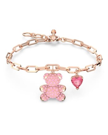 Bracelet Swarovski 5642978 Teddy, rose, couche d'alliage or rose