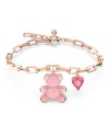 Bracelet Swarovski 5642978 Teddy, rose, couche d'alliage or rose