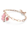 Bracelet Swarovski 5642978 Teddy, rose, couche d'alliage or rose