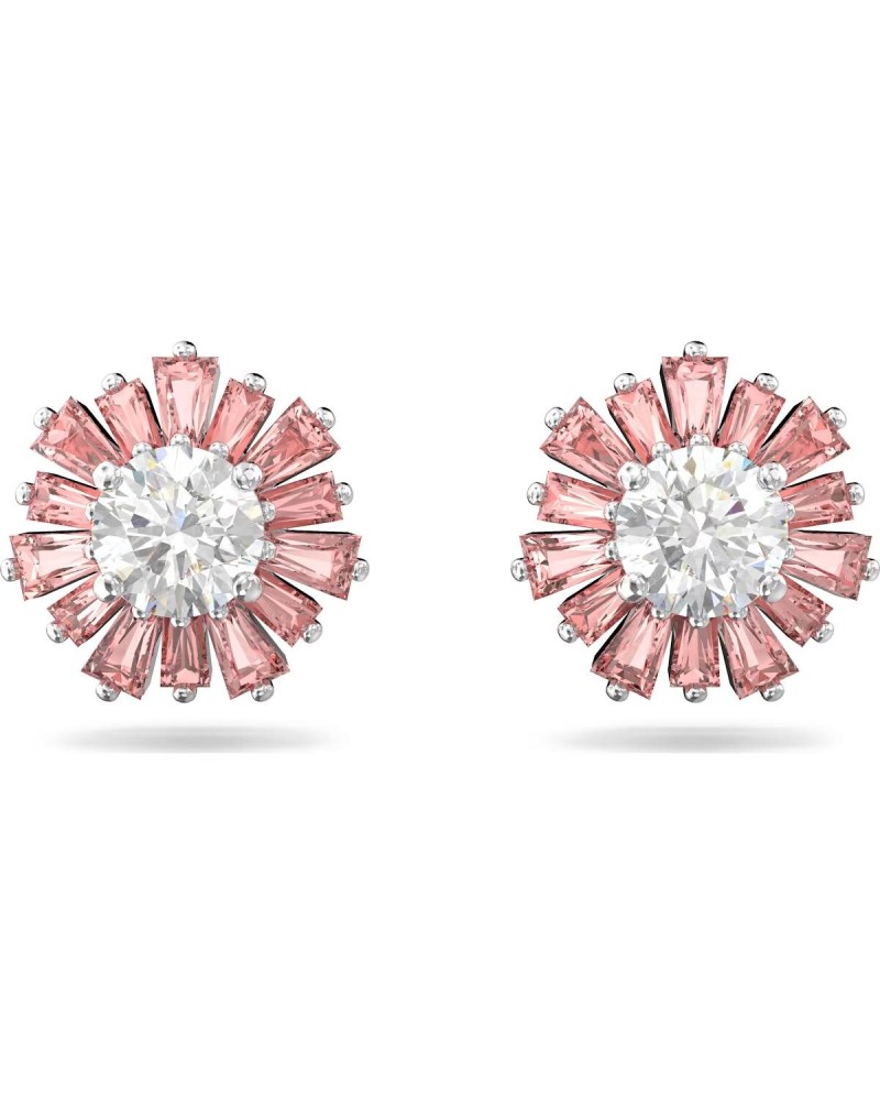 Clous d'oreilles Swarovski 5642962 Sunshine, rose, plaqué rhodium