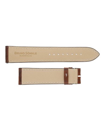 Bruno Söhnle bracelet de montre 73-71053-822 -61-10282-022 cuir marron 22 mm