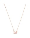 Collier Swarovski 5469989 Dazzling Swan multicolore, plaqué or rose