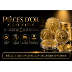 Acheter des pièces d’or certifiées | Or d’investissement